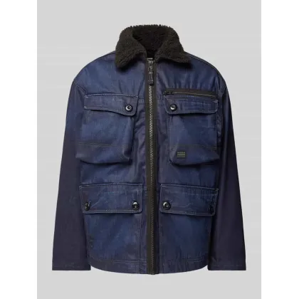 Zdjęcie Kurtka Sherpa z imitacji denimu model ‘Utility’