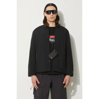 Zdjęcie Nanga kurtka puchowa No Collar Soft Down Cardigan męska kolor czarny przejściowa ND2411.1A100.A