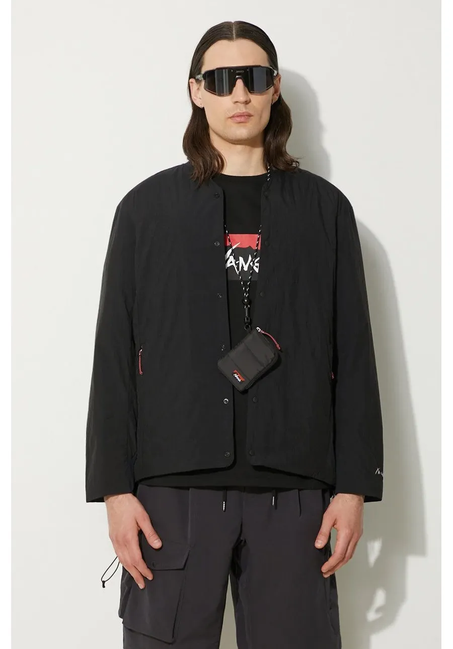 obrazek 1 Nanga kurtka puchowa No Collar Soft Down Cardigan męska kolor czarny przejściowa ND2411.1A100.A