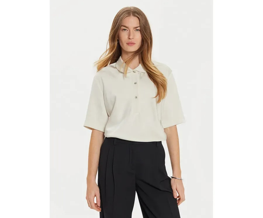 obrazek 1 Calvin Klein Bluzka K20K207977 Écru Regular Fit