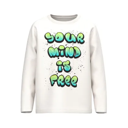 Zdjęcie NAME IT Bluzka 13218786 Biały Loose Fit