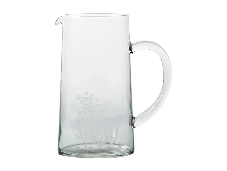 obrazek 1 Szklany elegancki dzbanek z wzorami - Virginia Casa