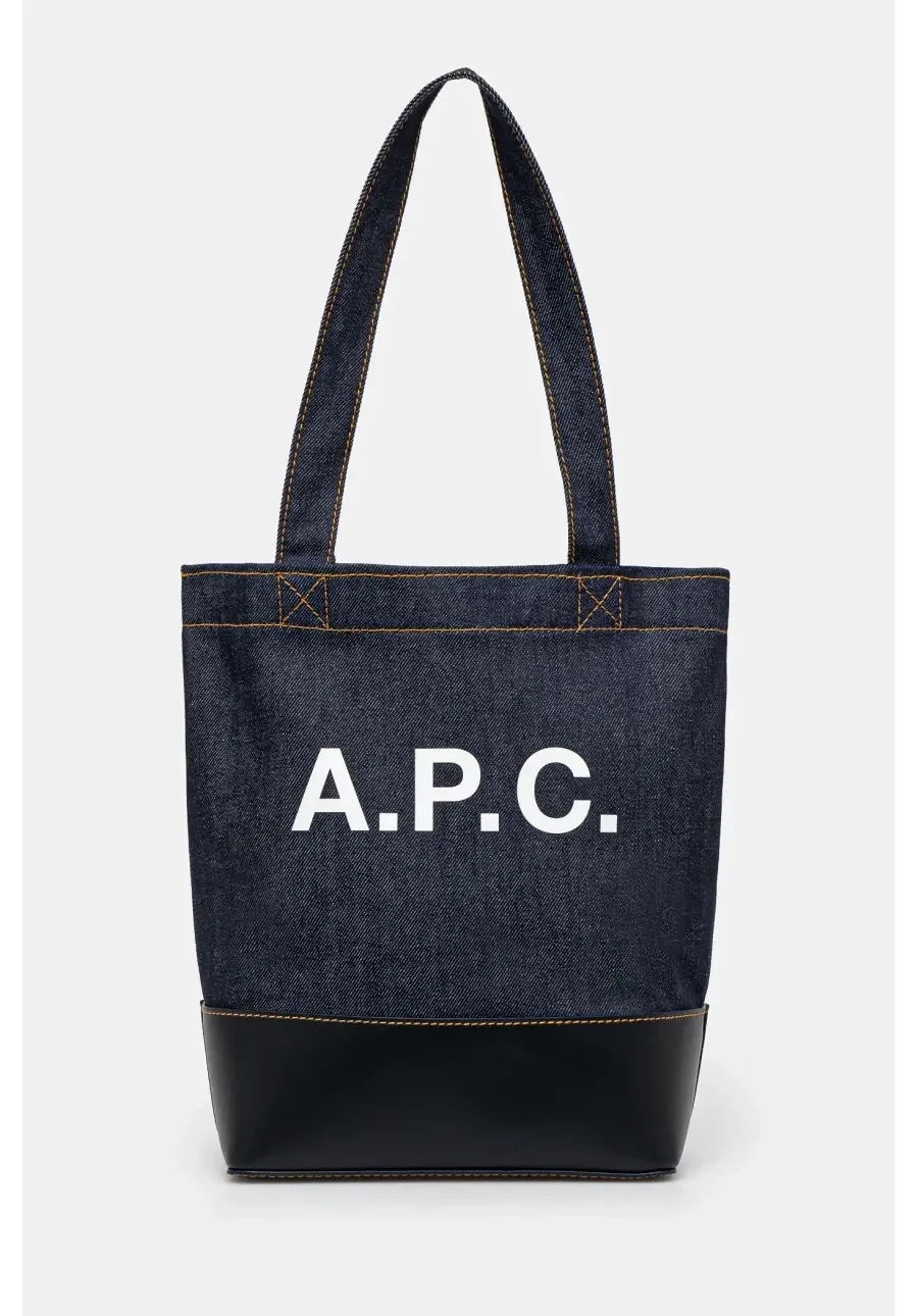 obrazek 1 A.P.C. torebka Tote Axel Small kolor granatowy CODDP-M61568