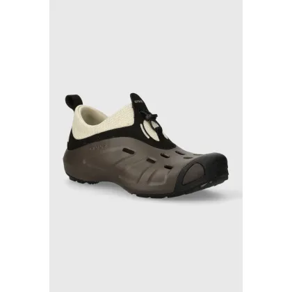 Zdjęcie Crocs buty Quick Trail Low męskie kolor brązowy 209350.206