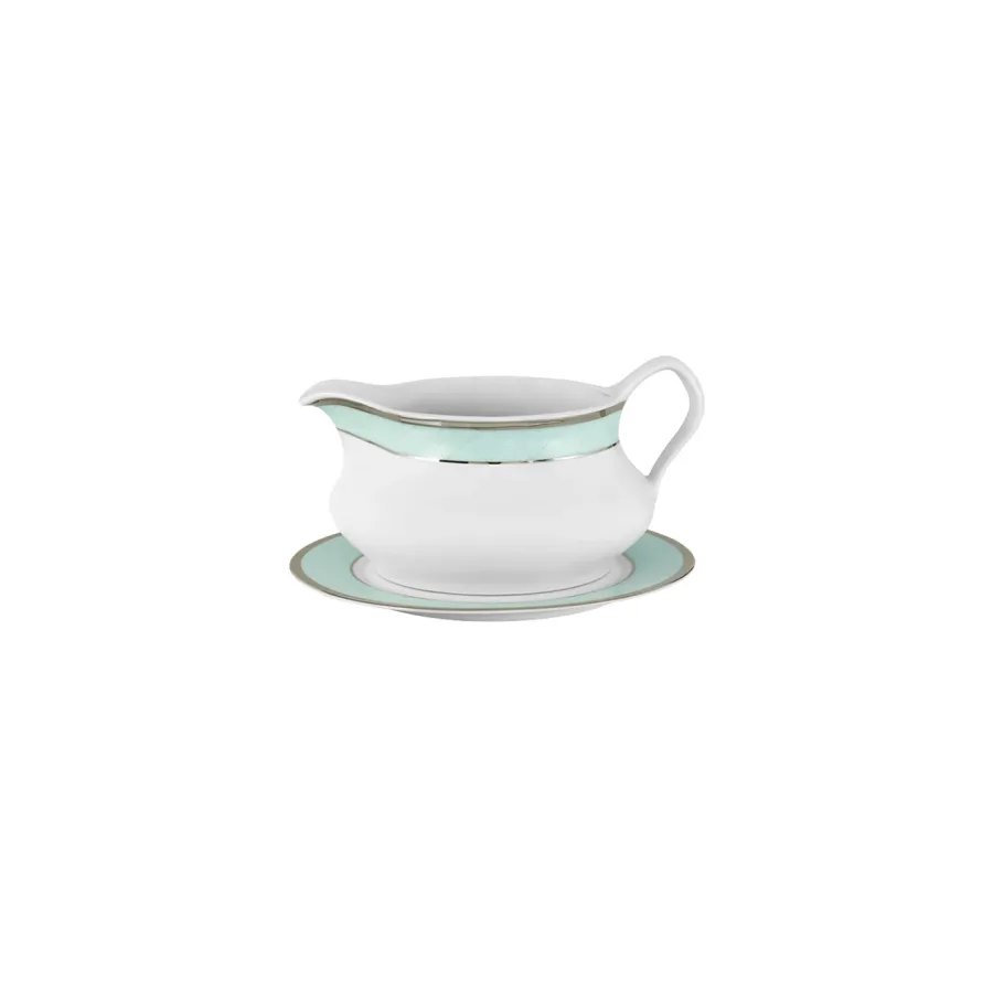 obrazek 1 Luksusowa porcelanowa sosjerka z kolekcji Ethereal Blue - Porcel