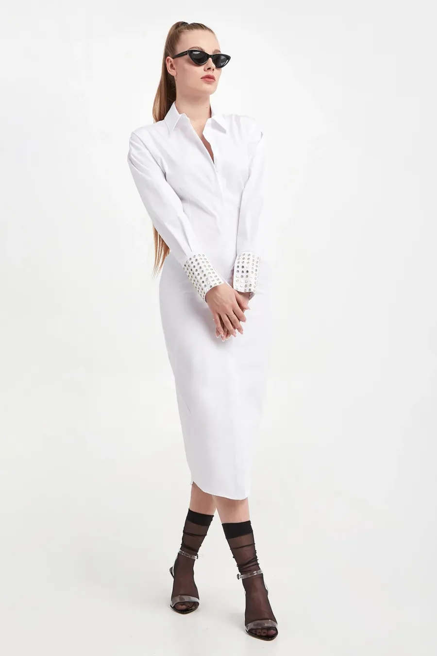 obrazek 1 Sukienka szmizjerka PATRIZIA PEPE Patrizia Pepe