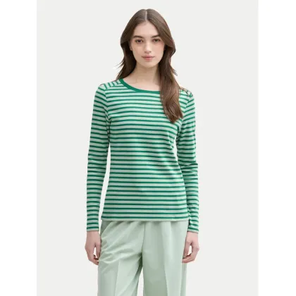 Zdjęcie Tom Tailor Denim Bluzka 1043085 Zielony Regular Fit