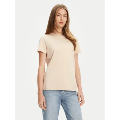 Zdjęcie Guess T-Shirt V3BI11 J1314 Beżowy Regular Fit