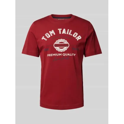 Zdjęcie T-shirt z nadrukiem ze sloganem