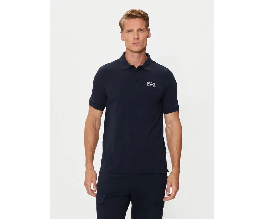 obrazek 1 EA7 Emporio Armani Polo 8NPF14 PJVQZ 0562 Granatowy Regular Fit