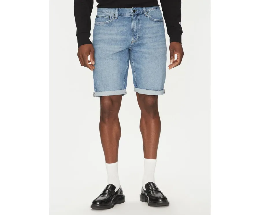 obrazek 1 Calvin Klein Szorty jeansowe K10K114079 Niebieski Slim Fit