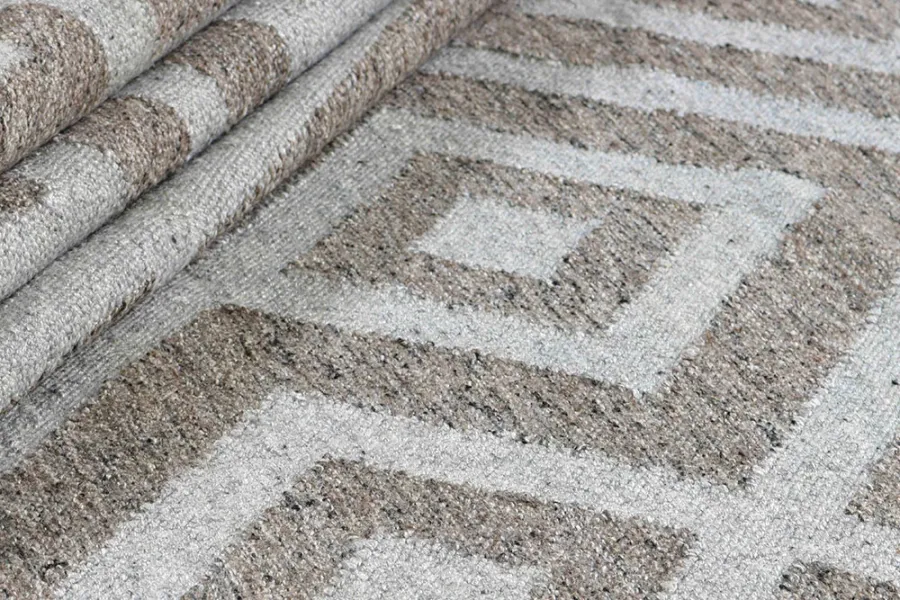 picture 3 Prestigious beige-gray rhombus rug - CARPE DIEM NATURAL SILVER 7064