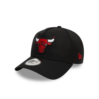 Zdjęcie New Era Czapka z daszkiem Chicago Bulls NBA Patch Black 9FORTY A-Frame 60595220 Czarny