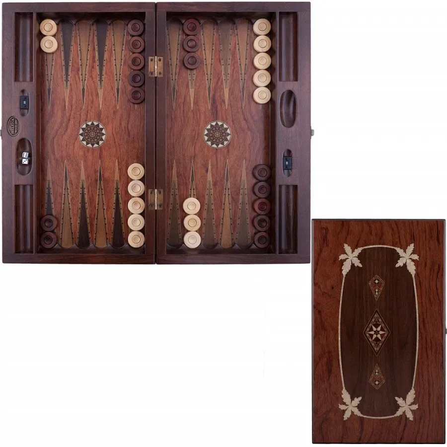 obrazek 1 Luksusowy zestaw do partii w Backgammon - Helena Woodart