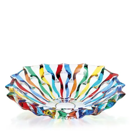 Zdjęcie Artystyczna misa wykonana ze szkła kryształowego (35 cm)