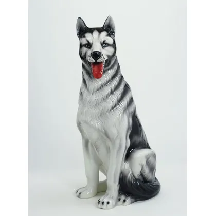 Picture Original ceramic Husky dog