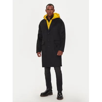 Zdjęcie Richmond X Płaszcz wełniany Gliano UMA24089CP Czarny Regular Fit
