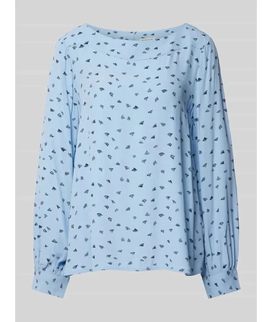 obrazek 1 Bluzka z wiskozy ze wzorem na całej powierzchni