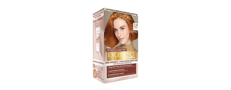 obrazek 1 L'Oréal Paris Excellence Crème Nudes 7UC - Kupfer Farba do włosów 1 szt.