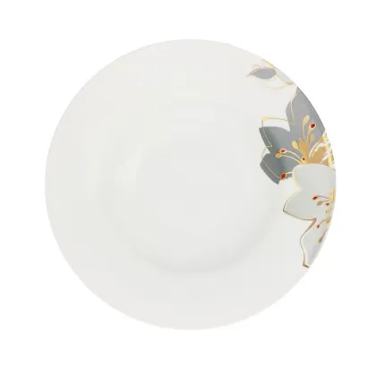 Zdjęcie Elegancki talerz do zupy Nectar z porcelany