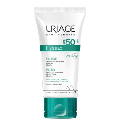 Zdjęcie Uriage Hyseac Fluid przeciwsłoneczny do cery trądzikowej SPF50+ 50 ml