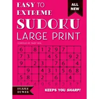 Zdjęcie Książka Łatwe do ekstremalnego Sudoku (duży nadruk) - Flame Tree Publishing