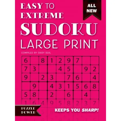 Zdjęcie Książka Łatwe do ekstremalnego Sudoku (duży nadruk) - Flame Tree Publishing