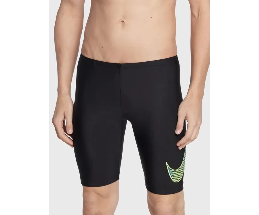 obrazek 1 Nike Kąpielówki Outline Logo Jammerpio NESSC588 Czarny
