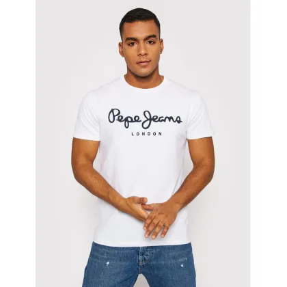 Zdjęcie Pepe Jeans T-Shirt Original PM508210 Biały Slim Fit