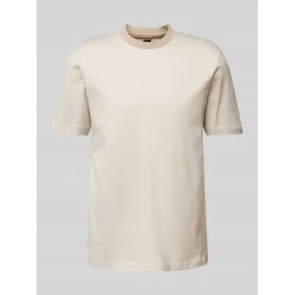 Zdjęcie T-shirt z prążkowanym, okrągłym dekoltem model ‘Thompson’