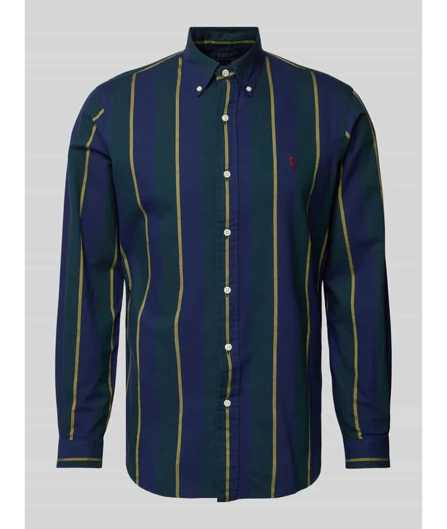 obrazek 1 Koszula casualowa o kroju classic fit z kołnierzykiem typu button down