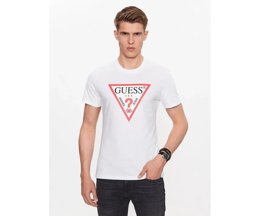 obrazek 1 Guess T-Shirt M2YI71 I3Z14 Biały Slim Fit