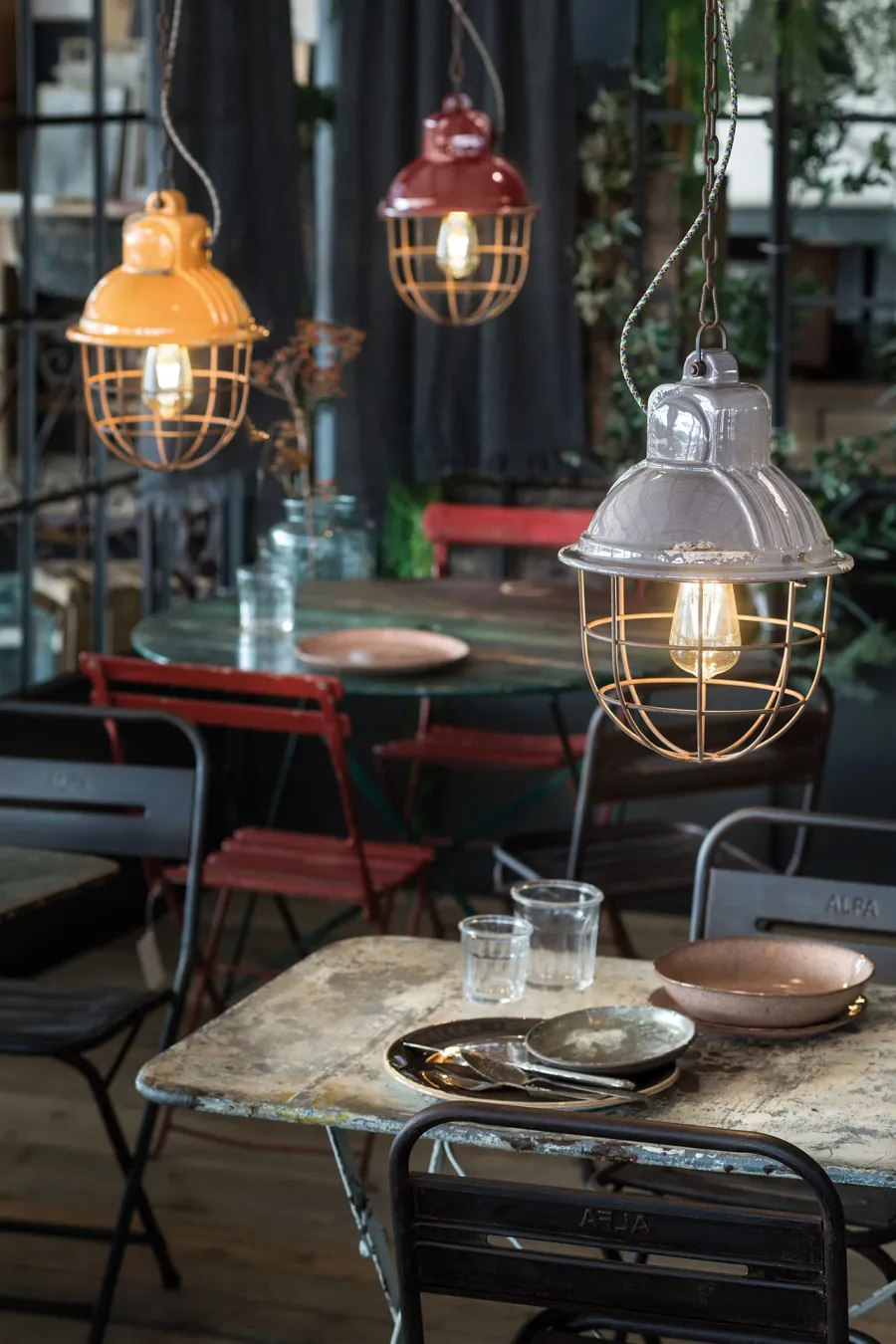 obrazek 7 Wyjątkowa włoska lampa wisząca retro Industrial