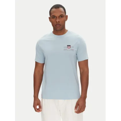 Zdjęcie Gant T-Shirt Archive Shield 2067004 Błękitny Regular Fit