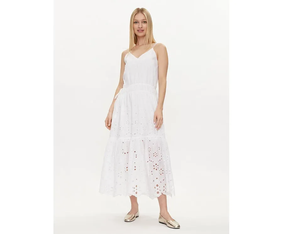 obrazek 1 Pepe Jeans Sukienka letnia Dusana PL953480 Biały Regular Fit