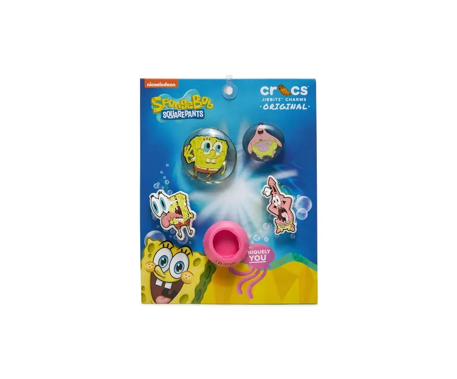 obrazek 1 Crocs Ozdoba do butów Jibbitz Spongebob Bubble 5 Pck Kolorowy