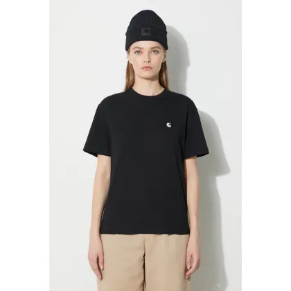 Zdjęcie Carhartt WIP t-shirt bawełniany S/S Casey T-Shirt damski kolor czarny I032206.0M4XX