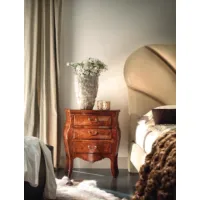 Zdjęcie Szykowna antyczna szafka nocna wykonana z jesionowego wrzośca