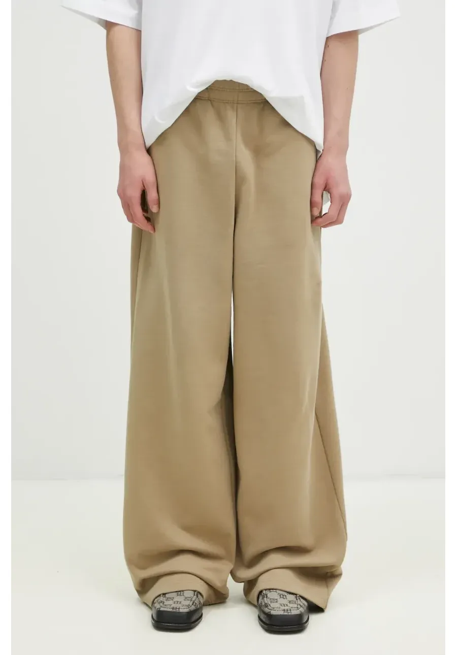 obrazek 1 VETEMENTS spodnie dresowe Oval Logo kolor beżowy gładkie UA66SP600T