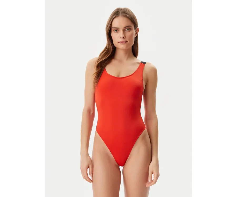 obrazek 1 Calvin Klein Swimwear Strój kąpielowy KW0KW02859 Czerwony