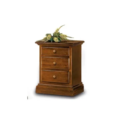 Zdjęcie Szafka nocna z 3 szufladami polerowana - Zanini