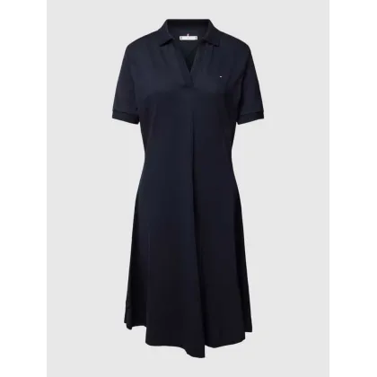 Zdjęcie Sukienka polo o długości do kolan ze wzorem w paski