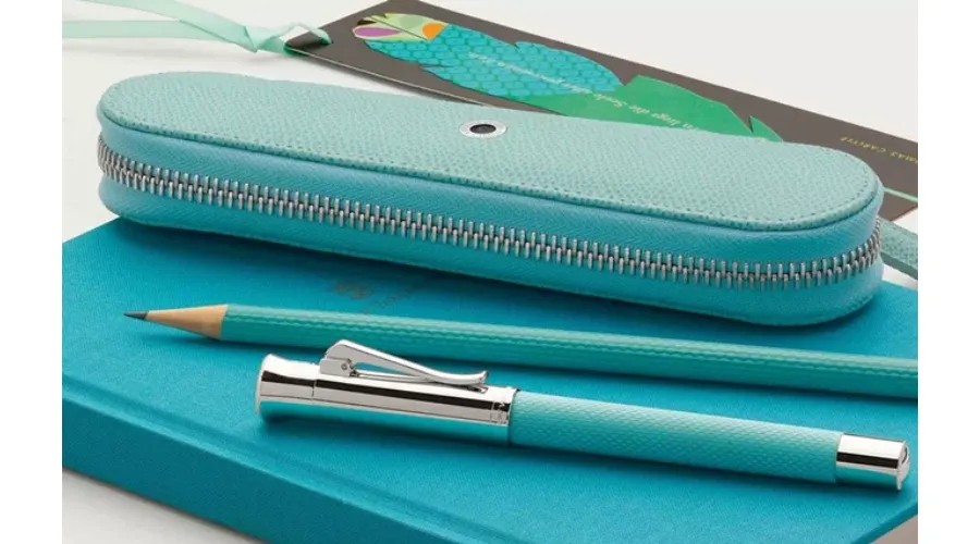 obrazek 1 Ekskluzywne turkusowe pióro wieczne Guilloche Yozakura - Graf von Faber-Castell