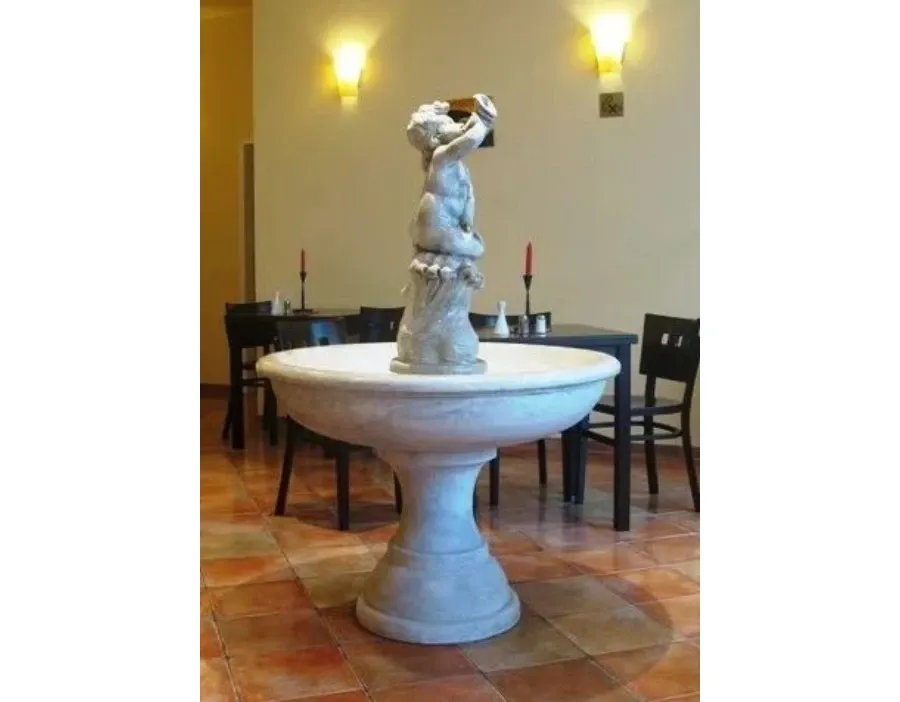 obrazek 3 Fontanna ogrodowa Ischia z grysu marmurowego Carrara