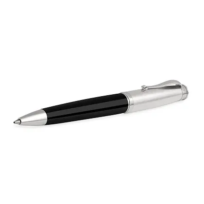 Picture Memoria Pen Satin Silver/Black Resin Montegrappa