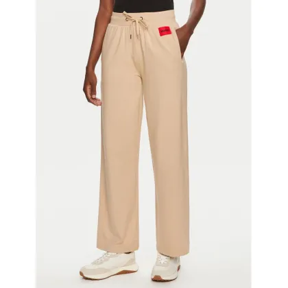 Zdjęcie Hugo Spodnie dresowe Talua 50508694 Beżowy Relaxed Fit HUGO