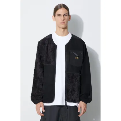 Zdjęcie Stan Ray bluza PATCHWORK FLEECE CARDIGAIN męska kolor czarny gładka AW2319856