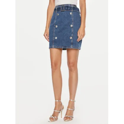 Zdjęcie Guess Spódnica jeansowa W4YD0Q D55M0 Niebieski Regular Fit