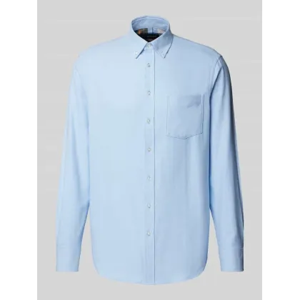 Zdjęcie Koszula casualowa o kroju regular fit z kołnierzykiem typu button down