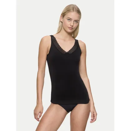 Zdjęcie Triumph Top Feel Of Modal 10221637 Czarny Slim Fit